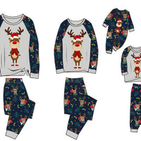 Family Pajamas Suit Baby Christmas Parent-child Pajamas