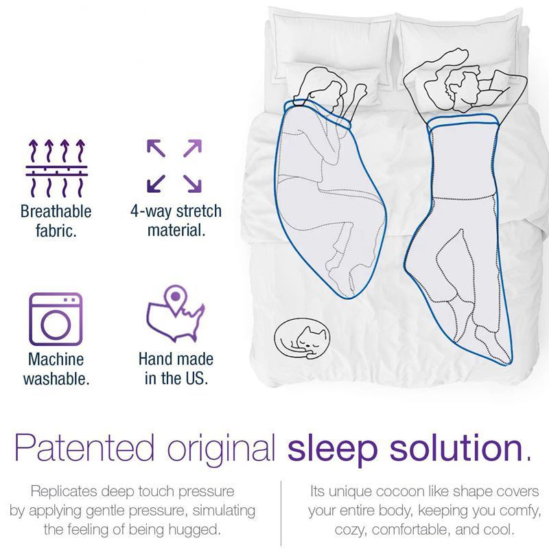 Sleep Pod Move The Original Machine Washable Wearable Blanket Weighted Blanket