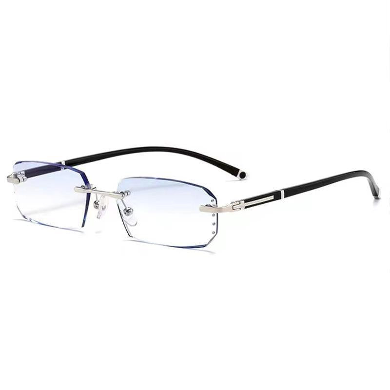 Diamond Rimmed Frameless Reading Glasses